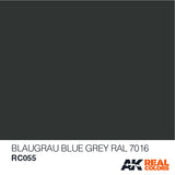 Real Colors: Blaugrau - Blue Grey RAL 7016 10ml LTG AK-RC055