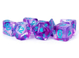 Violet Infusion 16mm Poly Dice Set MET 702
