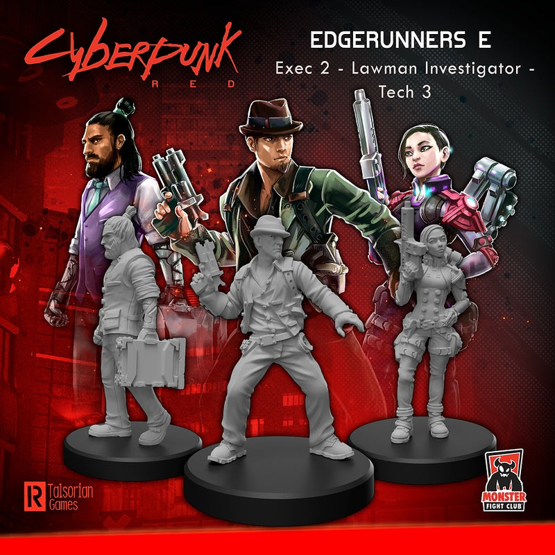Cyberpunk RED Miniatures: Edgerunners E - MFC 33016