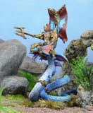 Kings of War: Trident Realm of Neritica Naiad Wyrmrider Centurion MGE MGKWR204