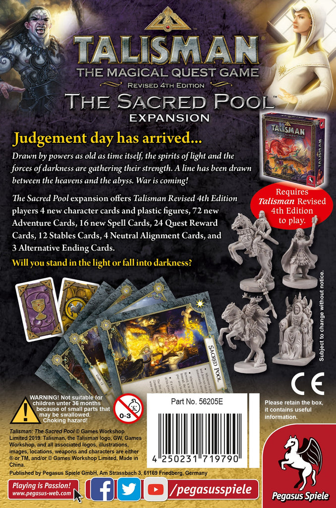 Talisman: The Sacred Pool Expansion PSD 56205E