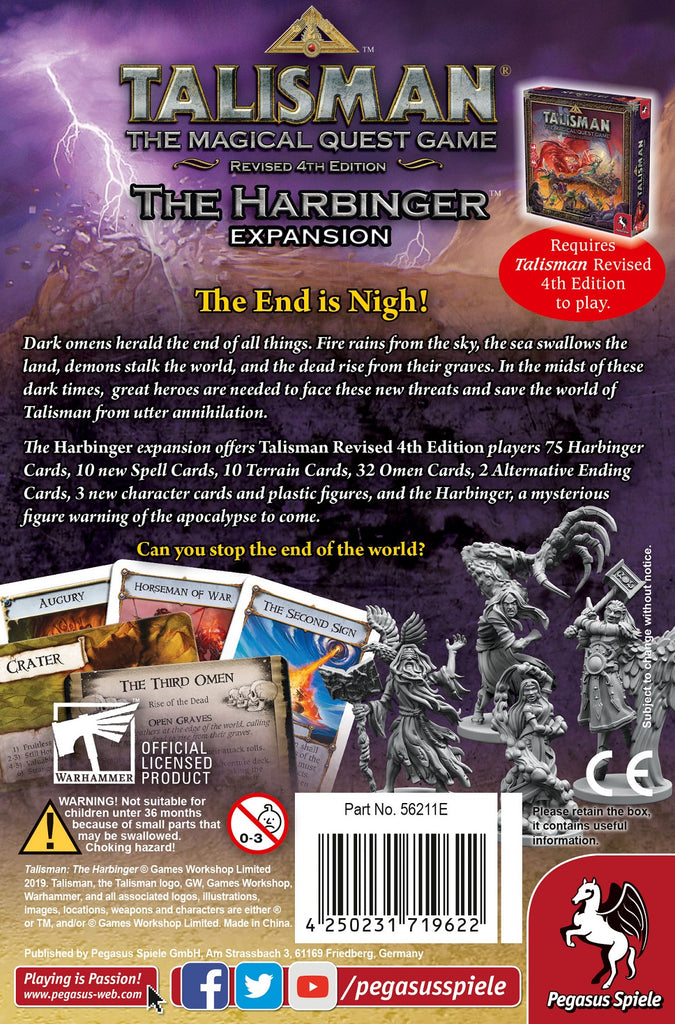Talisman: The Harbinger Expansion PSD 56211E