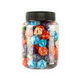 Round Jar of Classic RPG Dice (80) QWS JMIX07