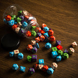 Round Jar of Classic RPG Dice (80) QWS JMIX07