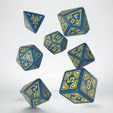 Arcade Blue & Yellow Dice Set QWS SARC1E