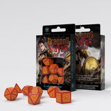 Dragon Slayer Red & Orange Dice Set QWS SDRS1D