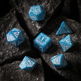 Elvish Glacier & White Dice Set QWS SELV1R