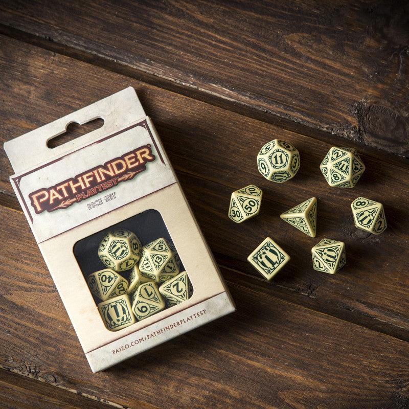 Pathfinder Playtest Dice set (7) QWS SPAT96