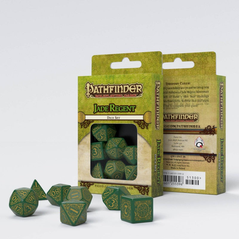 Pathfinder Jade Regent Dice Set (7) QWS SPAT44