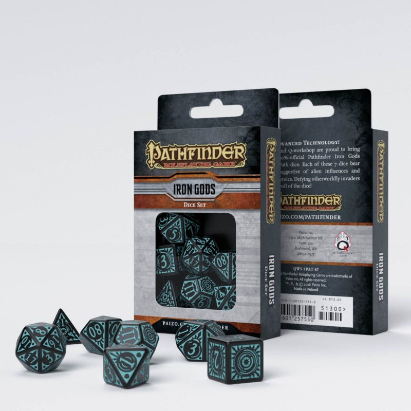 Pathfinder Iron Gods Dice Set (7) QWS SPAT67