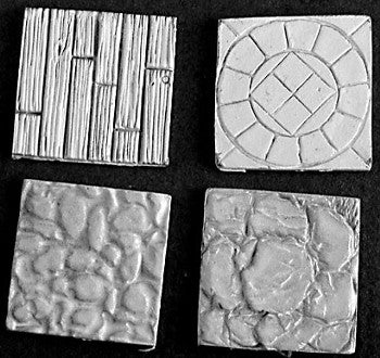 1 Inch Square Scenic Bases (4) RPR 74019
