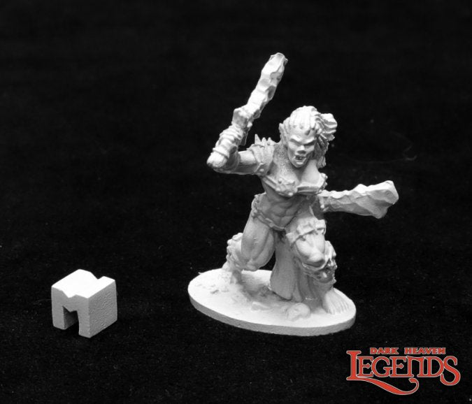 Jade Fire Warrior (2 Weapons): Dark Heaven Legends RPR 03938