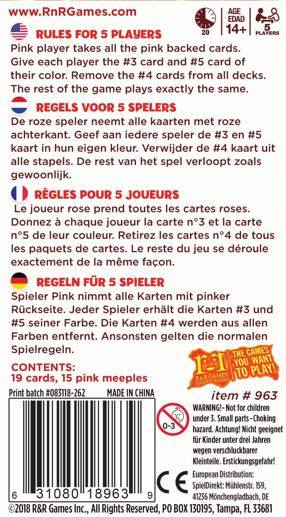 The Table is Lava: Coconuts Edition - RRG 963