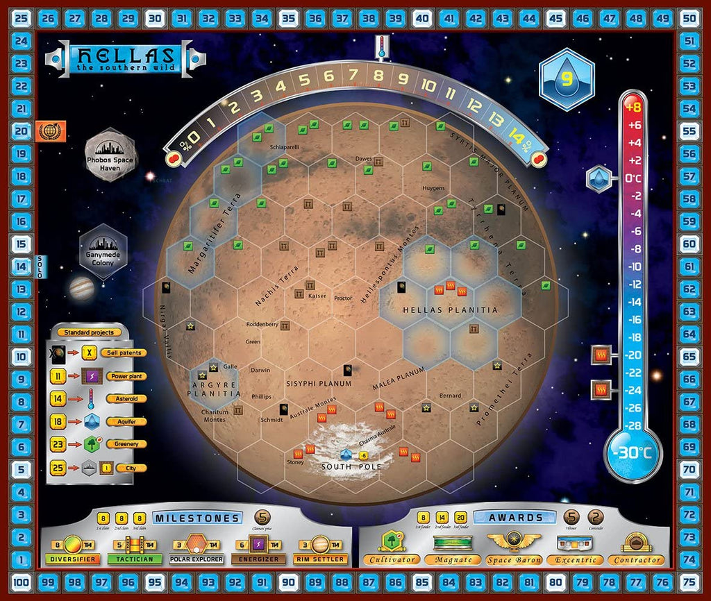 Terraforming Mars: Hellas and Elysium Expansion SHG 7200
