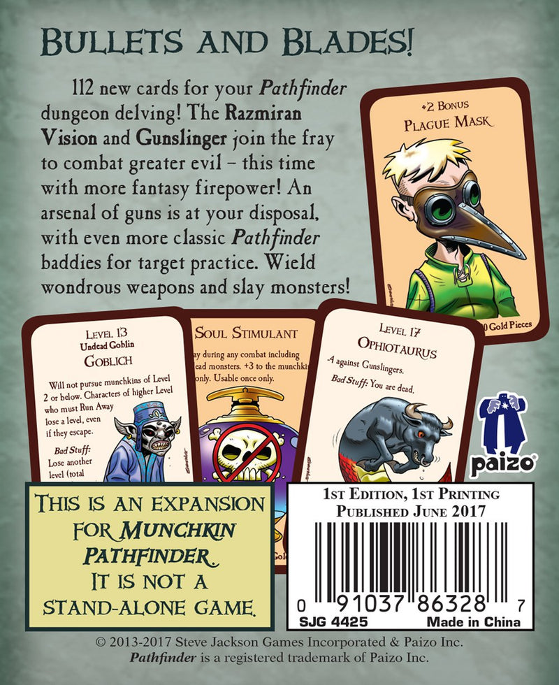Munchkin Pathfinder 2 - Guns and Razzes SJG 4425