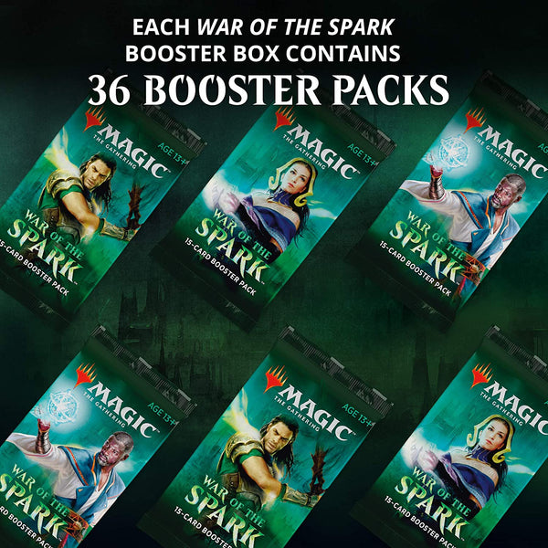 Magic the Gathering CCG: War of the Spark Booster Display (36) WOC C57 The Hidden Lair Magic the Gathering CCG: War of the Spark Booster Display (36) WOC C57 The Hidden Lair