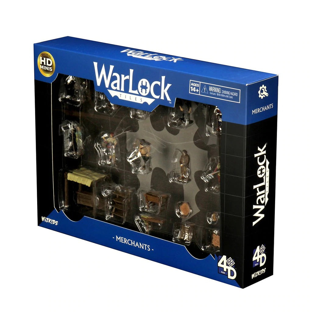 Accessory - Merchants: WarLock Tiles - WizKids 4D Settings WZK 16529