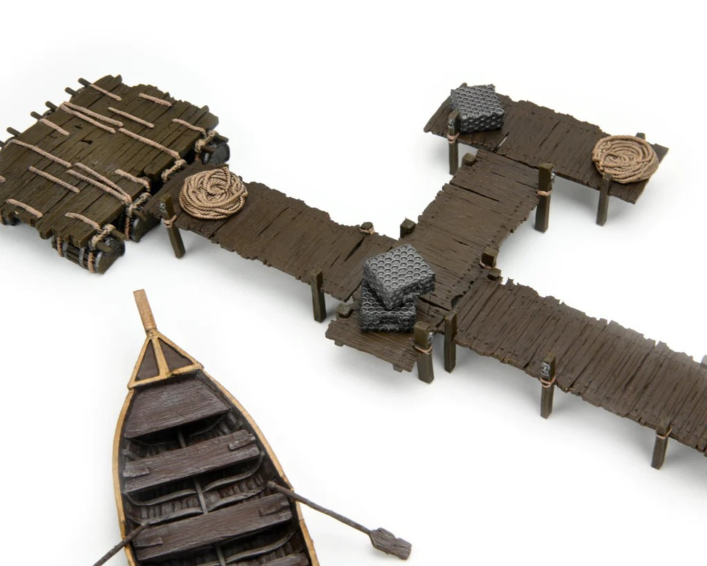 Accessory - Spelunker's Docks: WarLock Tiles - WizKids 4D Settings WZK 16541