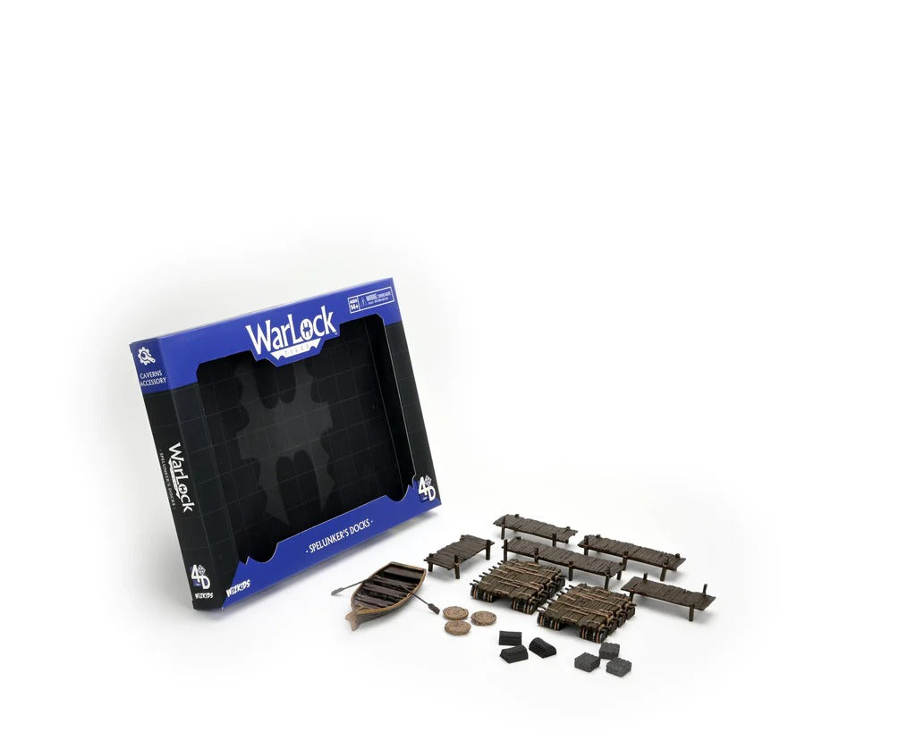 Accessory - Spelunker's Docks: WarLock Tiles - WizKids 4D Settings WZK 16541