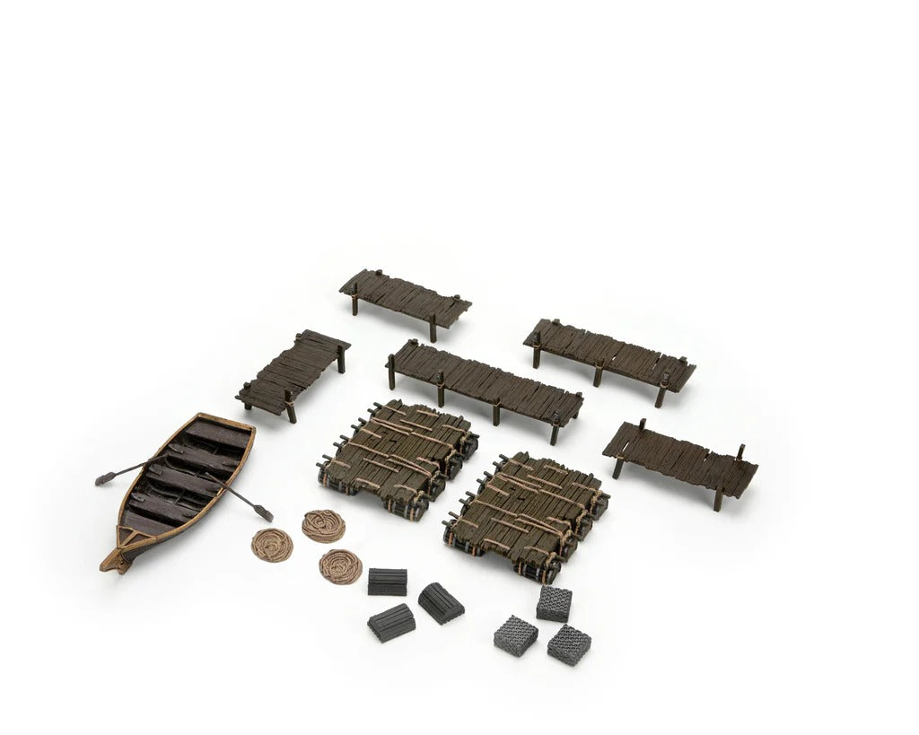 Accessory - Spelunker's Docks: WarLock Tiles - WizKids 4D Settings WZK 16541