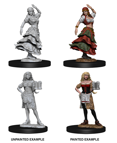 Bartender / Dancing Girl: Pathfinder Battles Deep Cuts WZK 72588