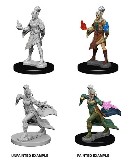 Elf Female Sorcerer: Pathfinder Battles Deep Cuts WZK 72606