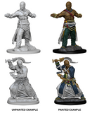 Human Male Monk: Pathfinder Battles Deep Cuts WZK 72612