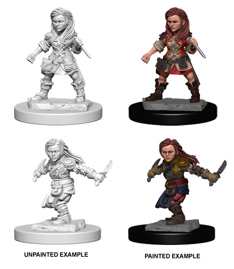 Halfling Female Rogue: D&D Nolzur's Marvelous Miniatures WZK 72627