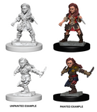 Halfling Female Rogue: D&D Nolzur's Marvelous Miniatures WZK 72627