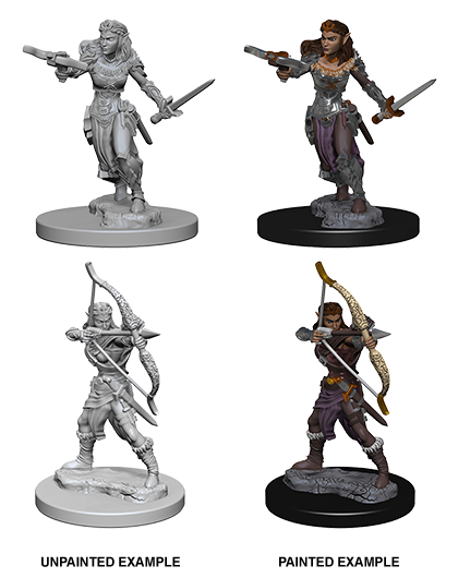Elf Female Ranger: D&D Nolzur's Marvelous Miniatures WZK 72638
