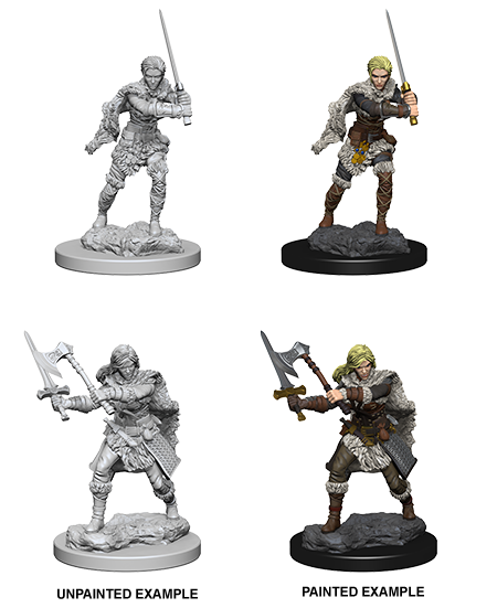 D&D Nolzur's Marvelous Miniatures: Human Barbarian (Female) (72644