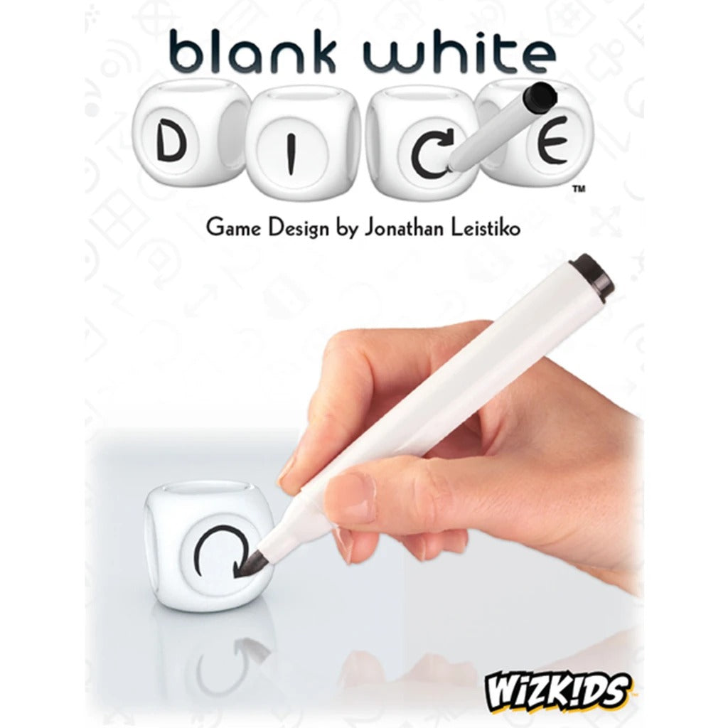 Blank White Dice Game: Board Games - Boxed Dice Games WZK 72735