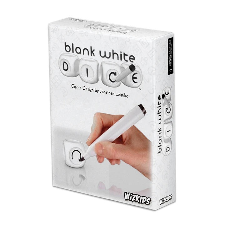 Blank White Dice Game: Board Games - Boxed Dice Games WZK 72735