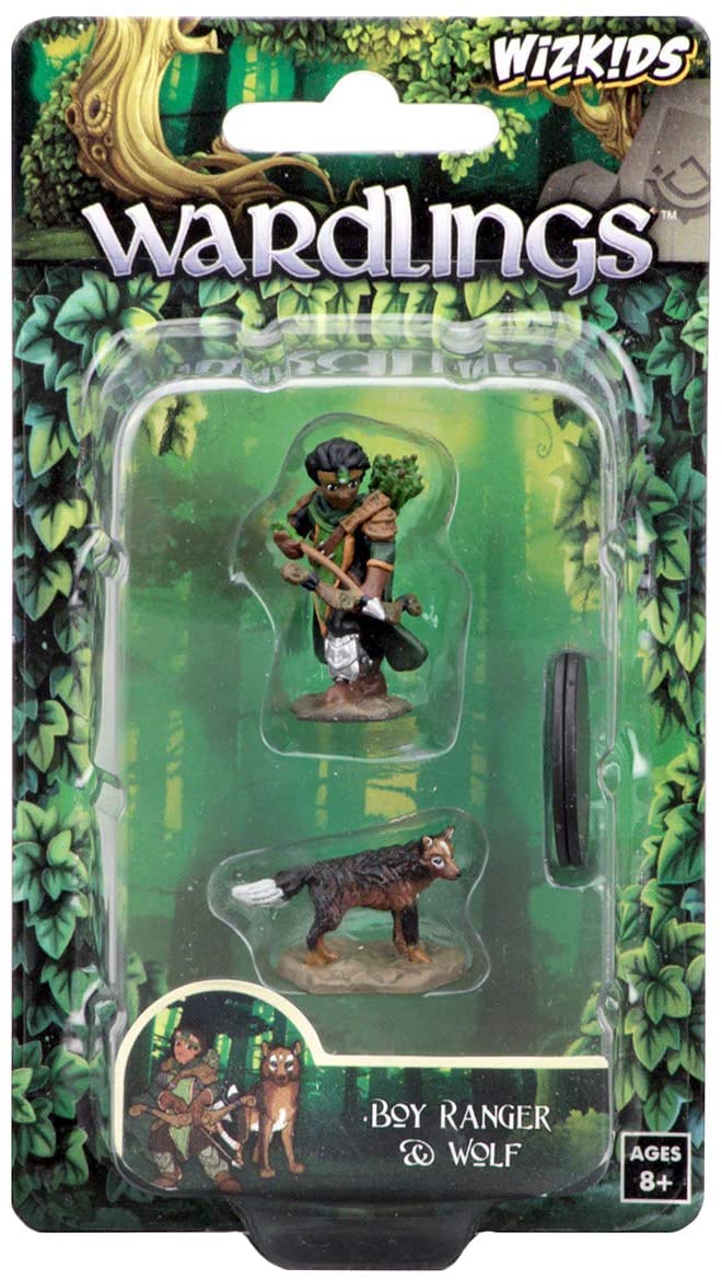 Boy Ranger & Wolf: WizKids Wardlings WZK 73316