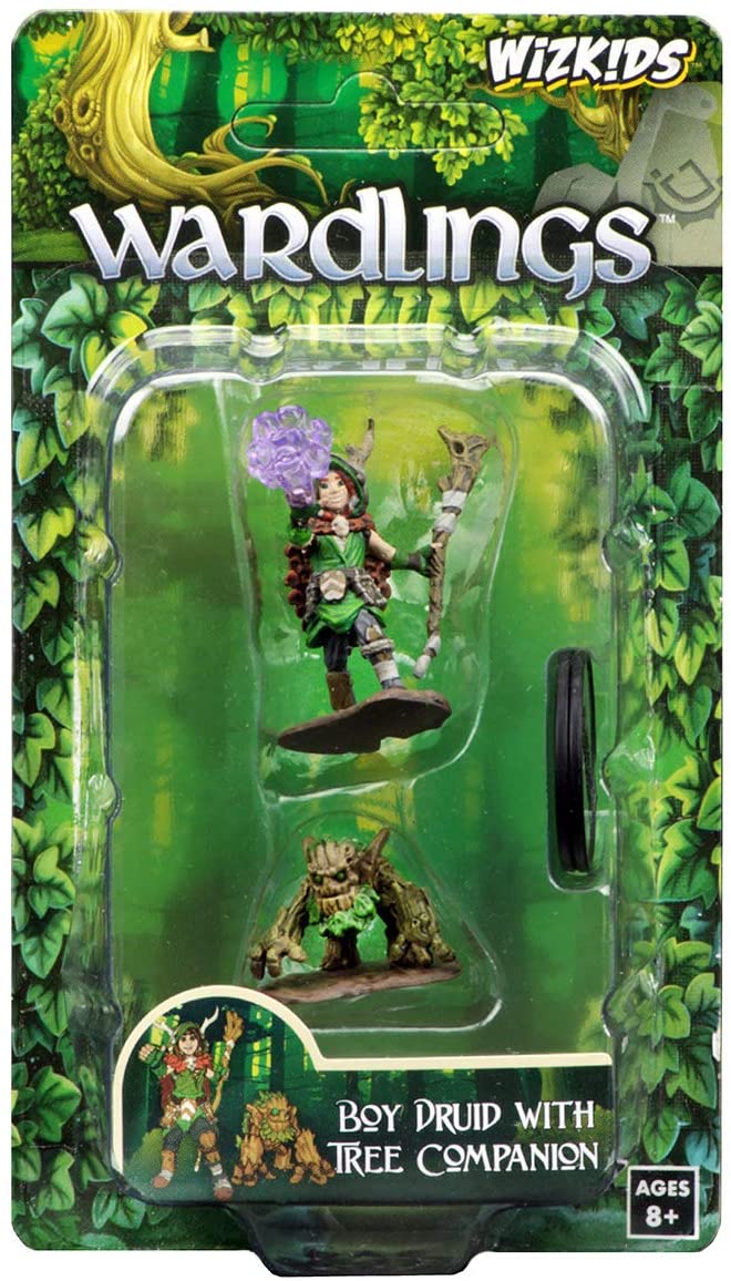 Boy Druid & Tree Creature: WizKids Wardlings WZK 73319
