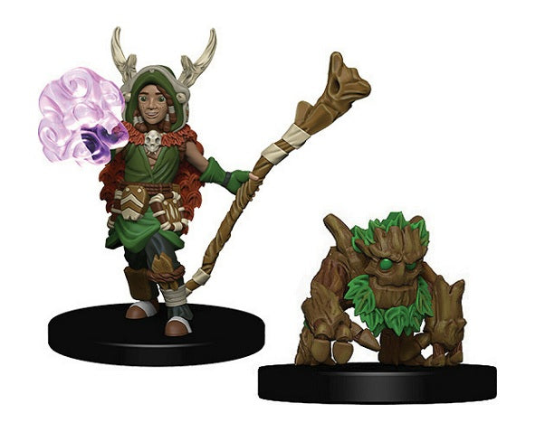 Boy Druid & Tree Creature: WizKids Wardlings WZK 73319