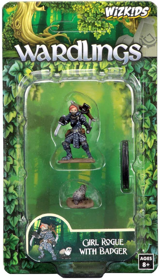 Girl Rogue & Badger: WizKids Wardlings WZK 73324