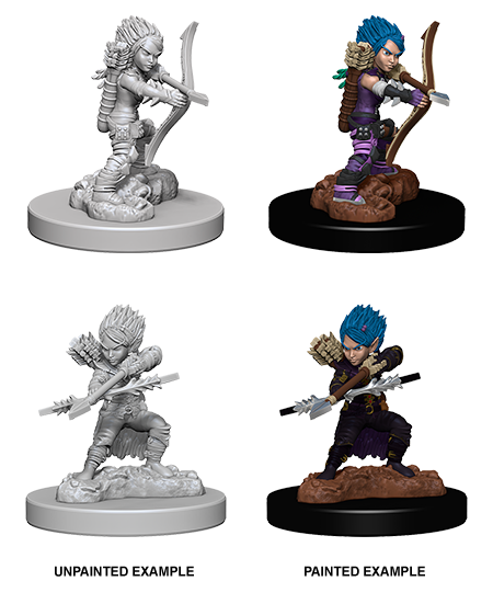 Gnome Female Rogue: Pathfinder Battles Deep Cuts WZK 73408