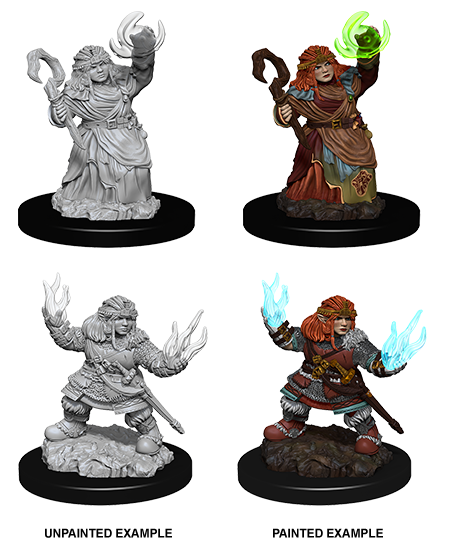 Female Dwarf Summoner: Pathfinder Battles Deep Cuts WZK 73543