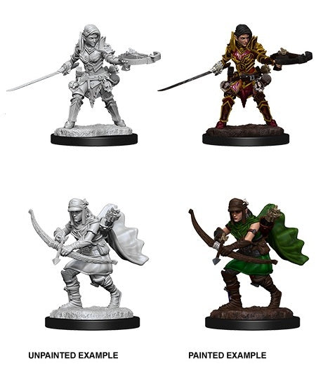 Female Half-Elf Ranger: Pathfinder Battles Deep Cuts WZK 73545