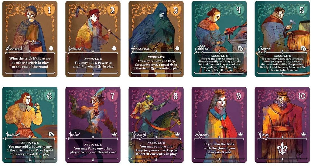 Kings' Struggle: Board Games - Card Games WZK 73657