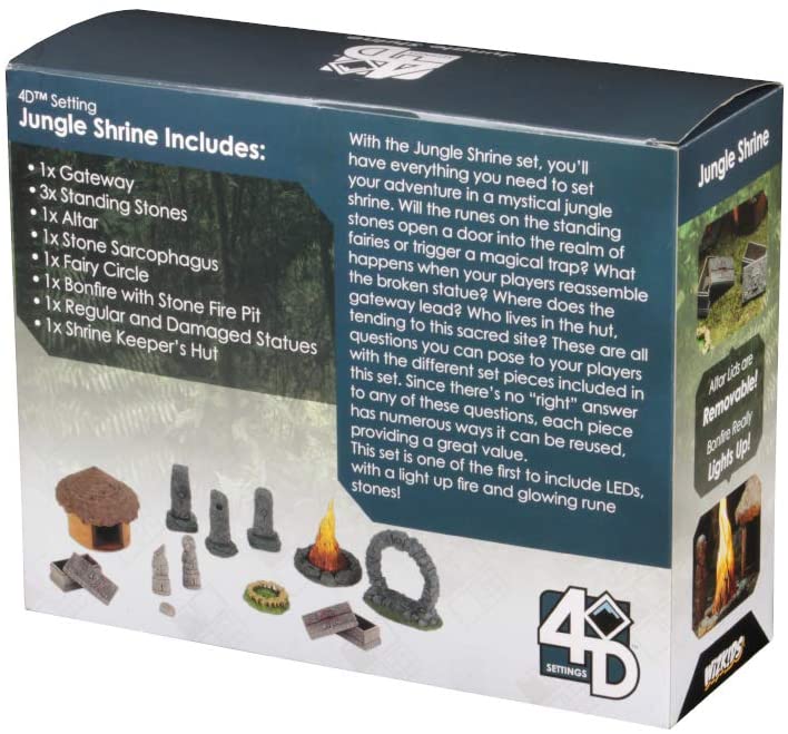Jungle Shrine: WizKids 4D Settings WZK 73878