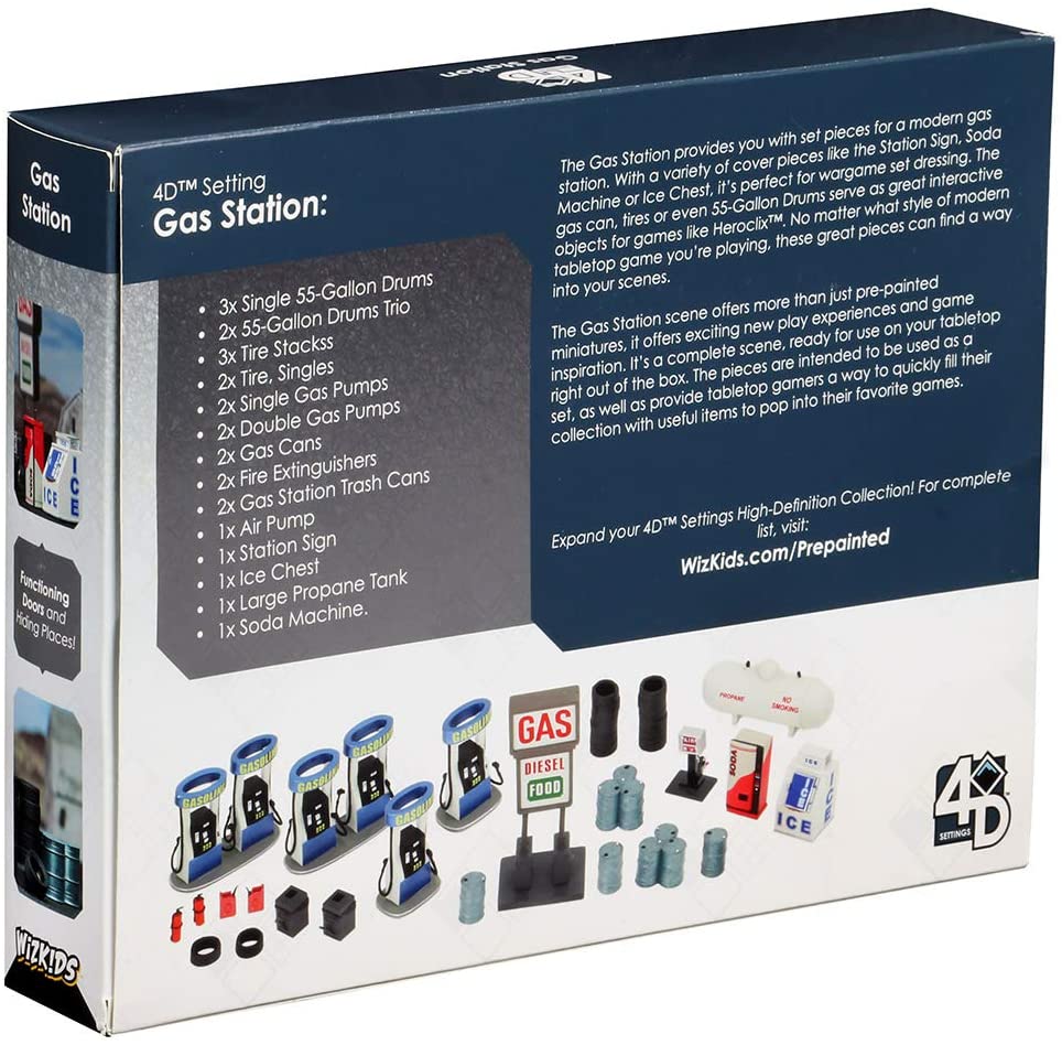 Gas Station: WizKids 4D Settings WZK 73924