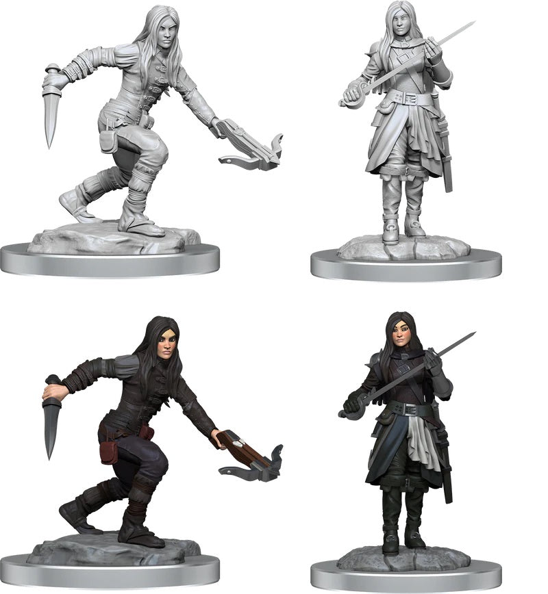 Half-Elf Rogue Female: D&D Nolzur's Marvelous Miniatures WZK 90485
