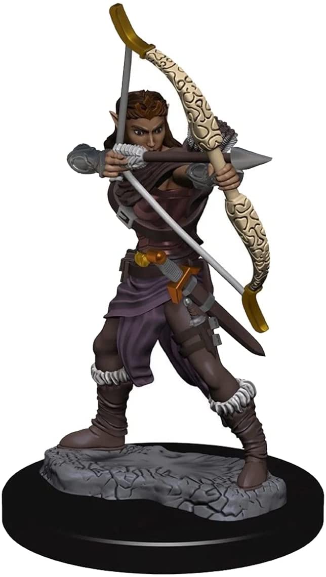 Female Elf Ranger: Premium Figures - D&D Icons of the Realms WZK 93011