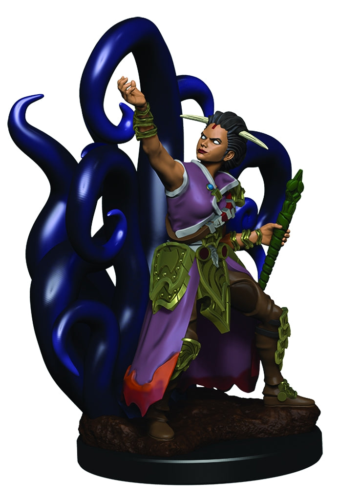 Human Female Warlock: Premium Figures - D&D Icons of the Realms WZK 93018