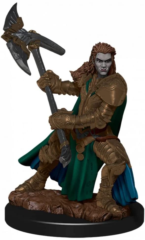 Half-Orc Fighter Female: Premium Figures - D&D Icons of the Realms WZK 93026