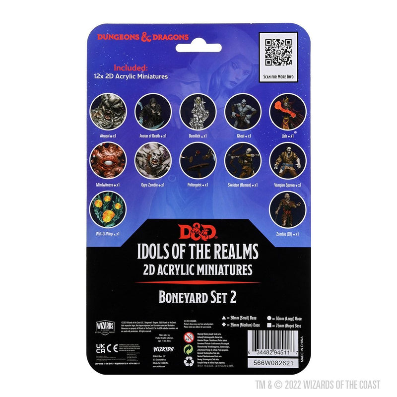 D&D Idols of the Realms: Boneyard - 2D Set 2 WZK 94511