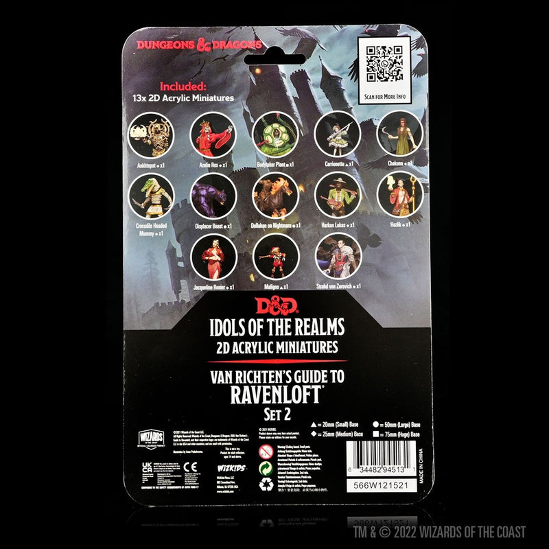 D&D Idols of the Realms: Van Richten's Guide to Ravenloft 2D Set 2 WZK 94513