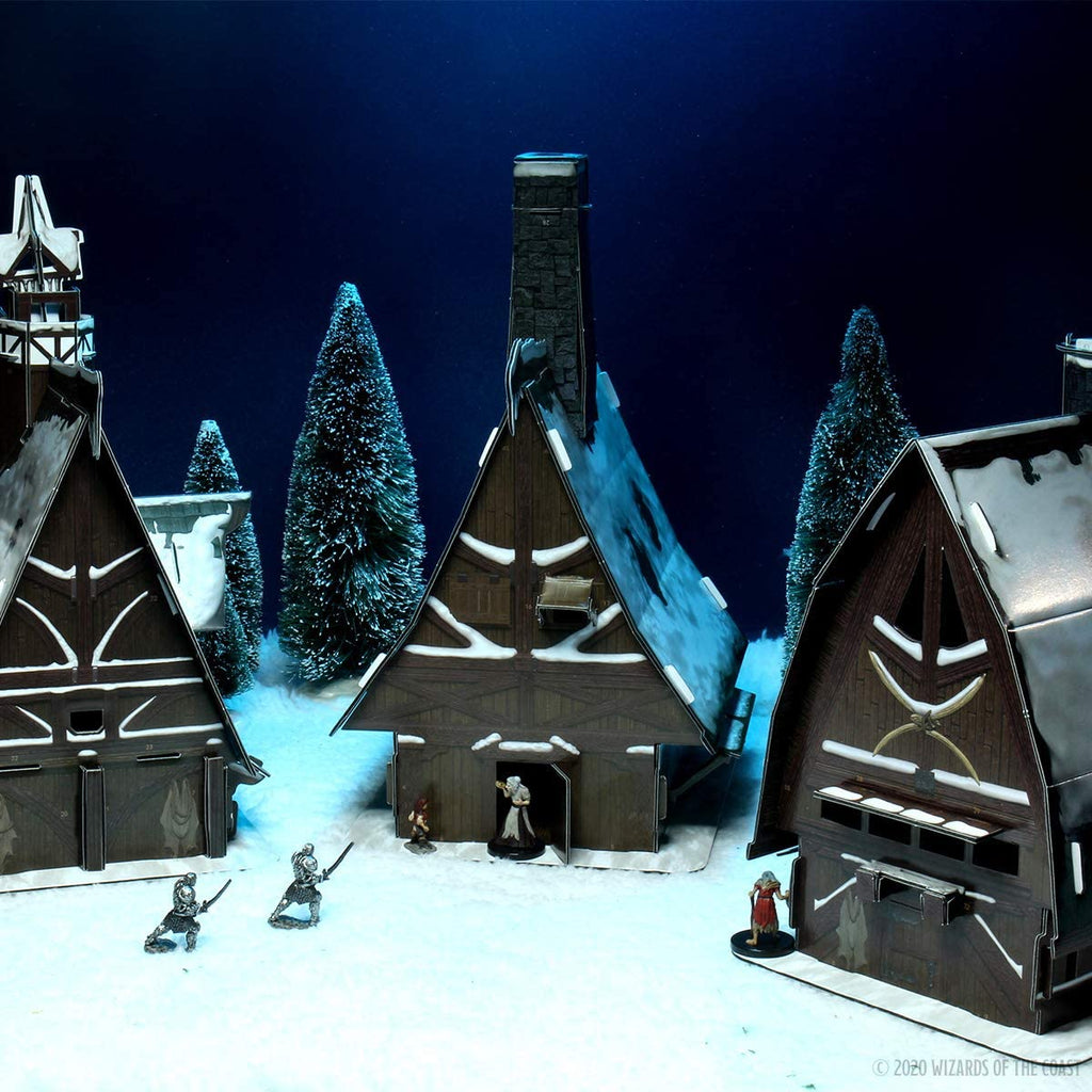 Icewind Dale: Rime of the Frostmaiden - Ten Towns Papercraft Set: D&D Icons of the Realms  WZK 96023